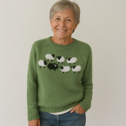 Retro Winter Sweater – Romy Edition