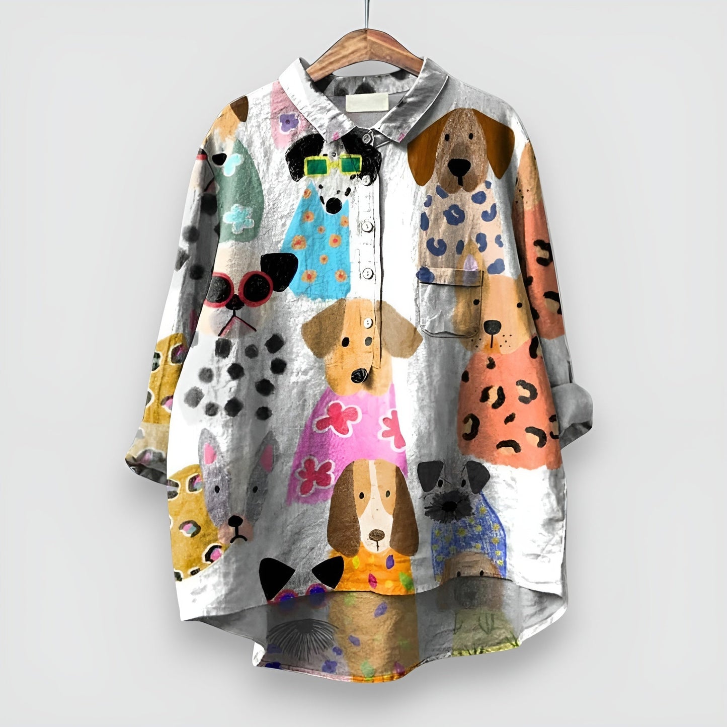 Camilla – brushstroke charm blouse