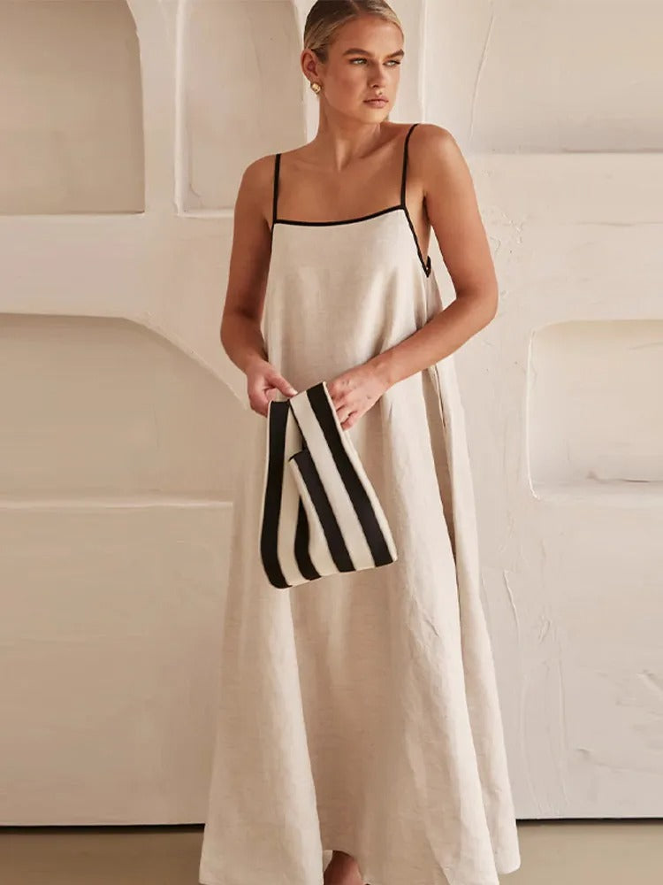 EUNICE - SLEEVELESS MAXI DRESS