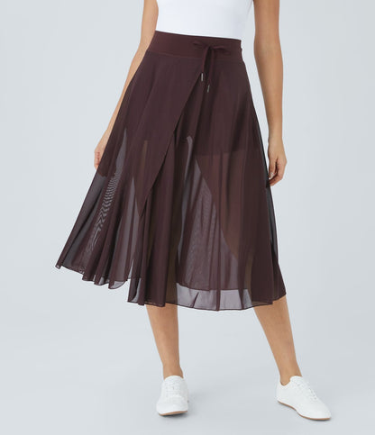 LIVAN - HIGH-WAISTED 2-IN-1 SKIRT