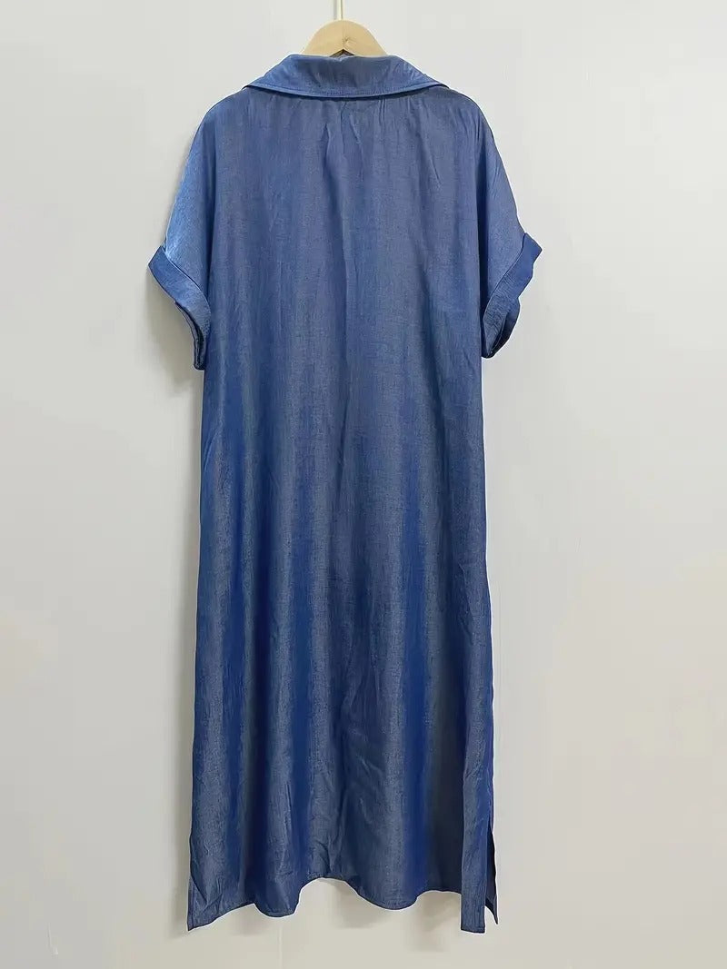 BÉATRICE - SHIRT DRESS WITH POCKETS