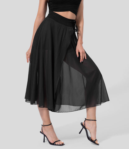 LIVAN - HIGH-WAISTED 2-IN-1 SKIRT