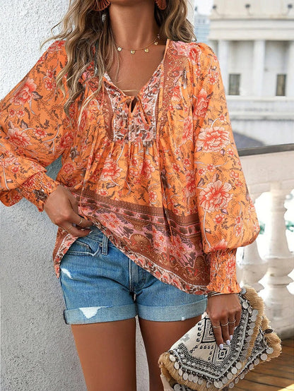 Helena – wild bloom summer top