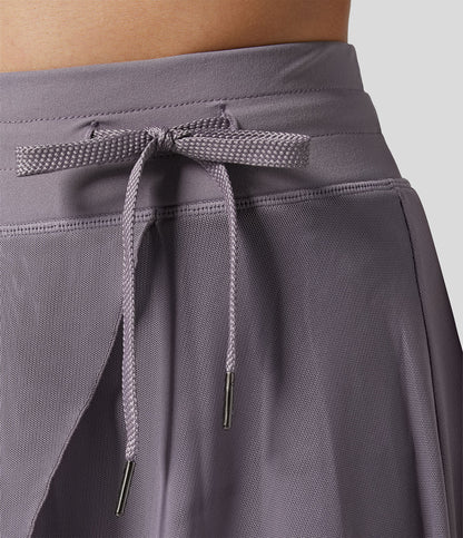 LIVAN - HIGH-WAISTED 2-IN-1 SKIRT