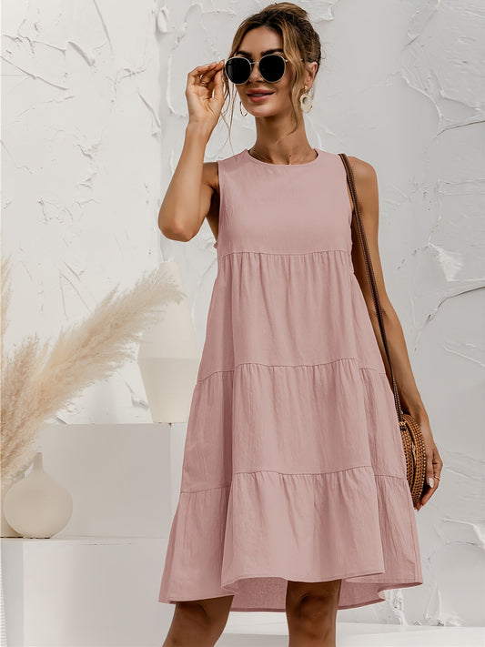 SELENA - TIERED TANK DRESS