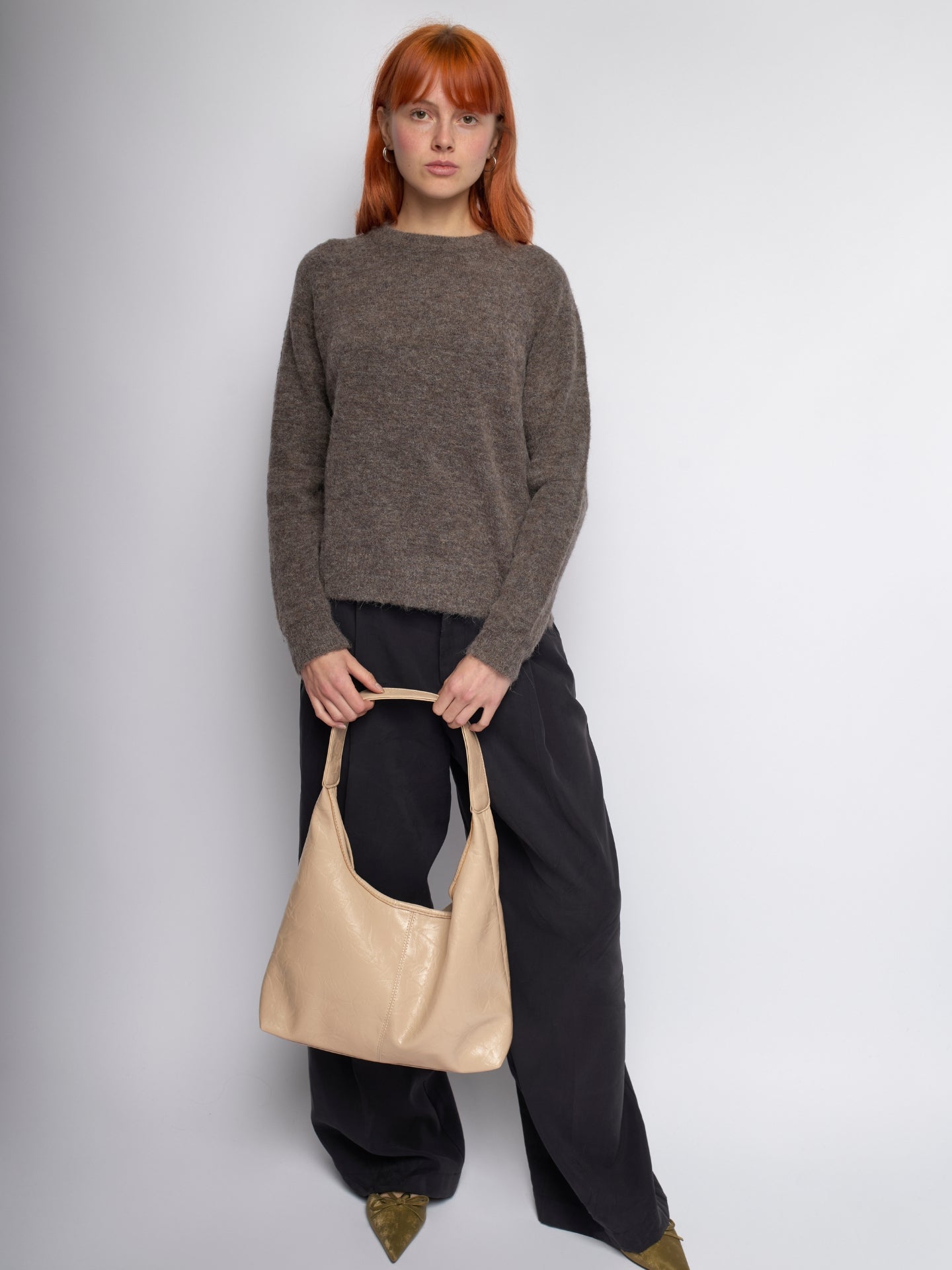 SCARLETT- DISTRESSED LEATHER TOTE