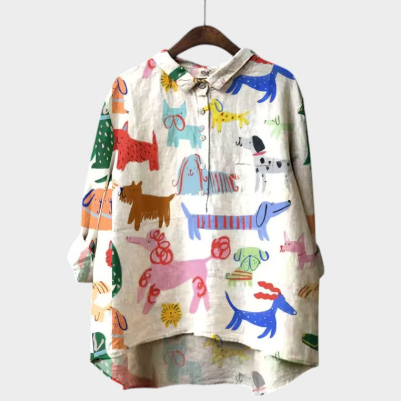 Marianella – whimsical charm oversized blouse