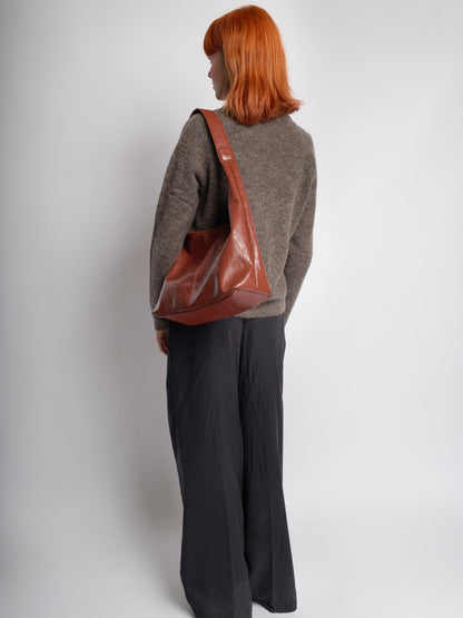 SCARLETT- DISTRESSED LEATHER TOTE