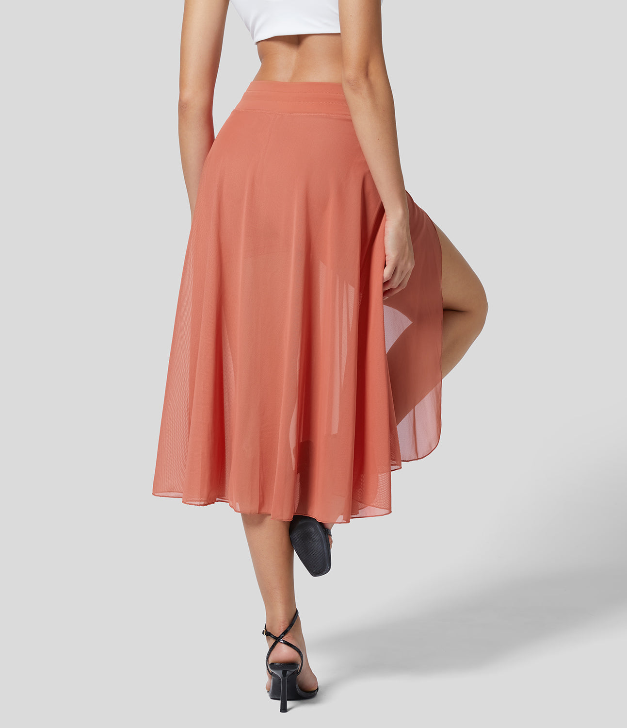 LIVAN - HIGH-WAISTED 2-IN-1 SKIRT