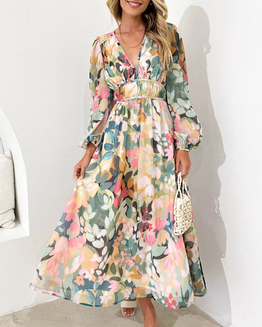 ELVIRA - BOHO LONG DRESS