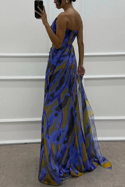 Elena – vintage allure maxi dress