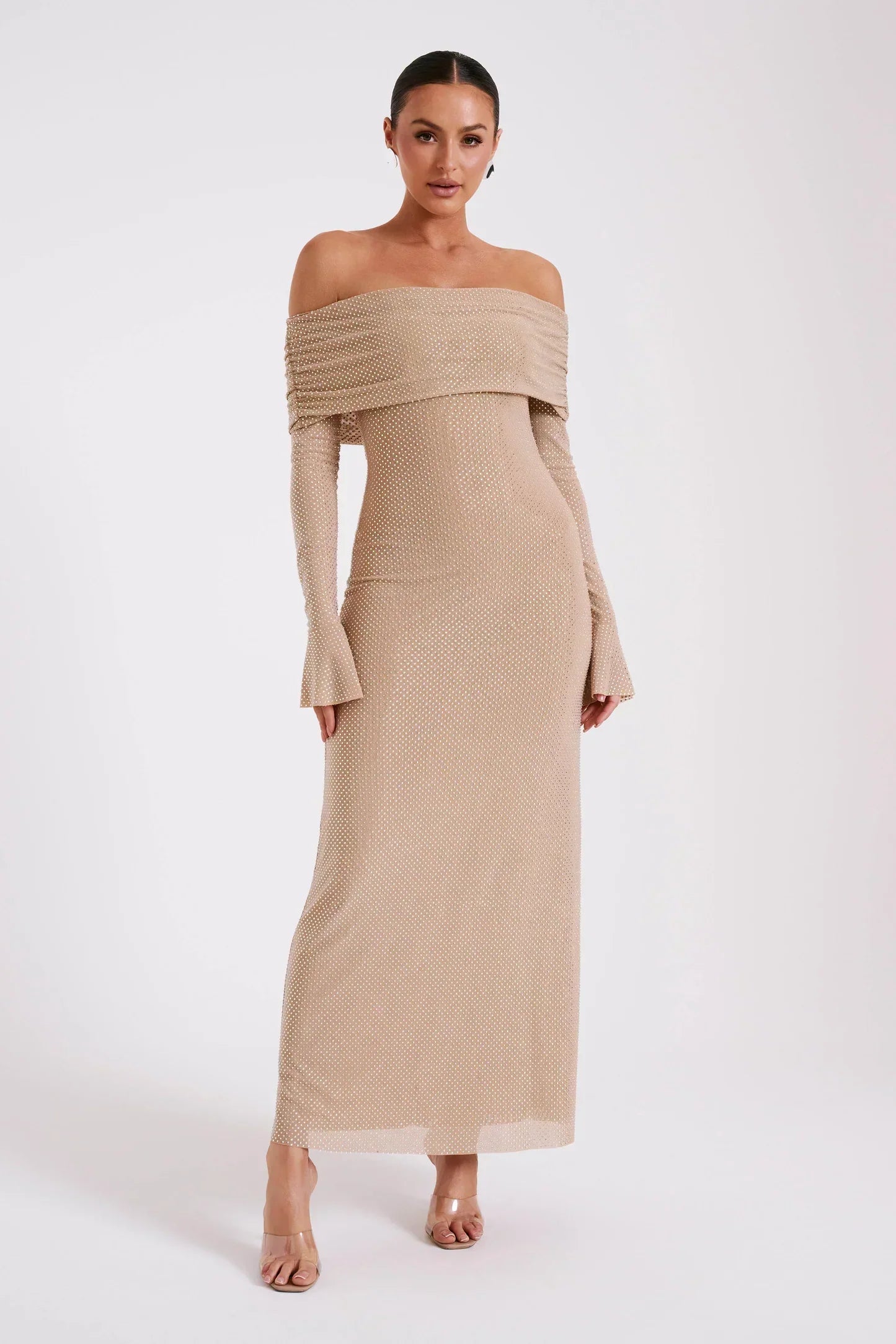 ASTELLA - SPRAY EFFECT DRESS