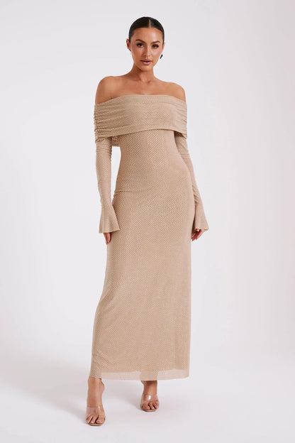 ASTELLA - SPRAY EFFECT DRESS