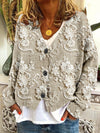 Thessia – soft bloom layers cardigan