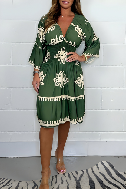 Luna – sun-kissed bloom boho dress
