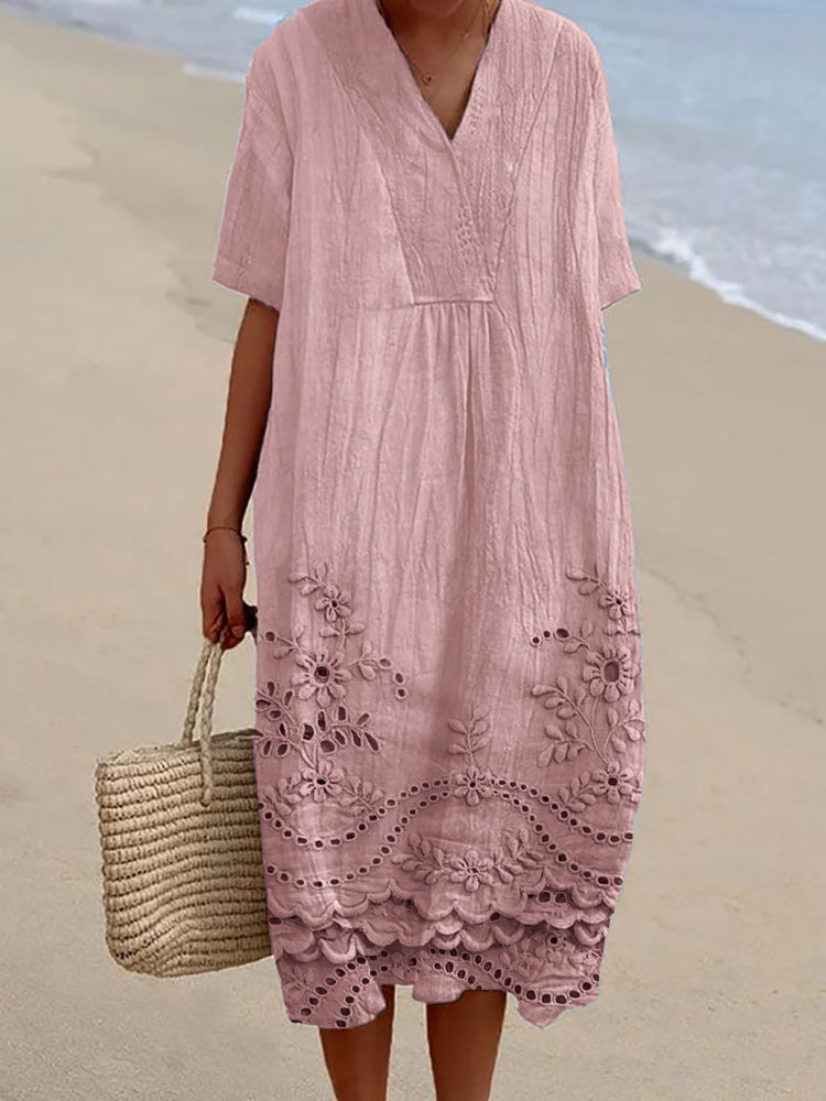 Evessa – sunlit bloom printed dress