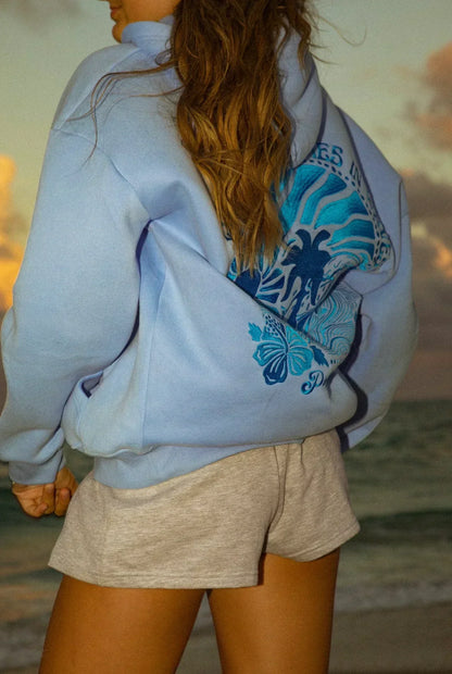 Madelyn – cloudsoft drape hoodie