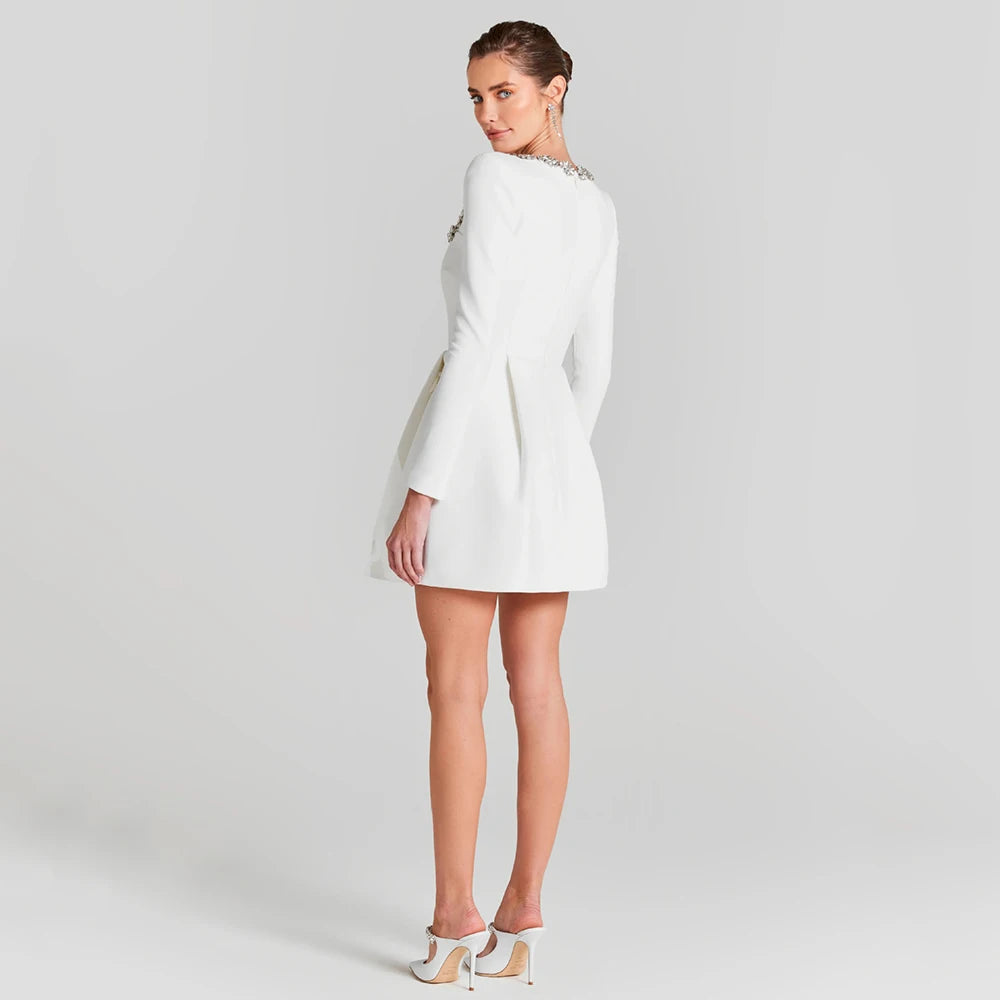 BARBARA- VELVET MINI DRESS