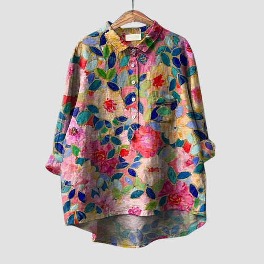 Zélia – effortless bloom floral blouse