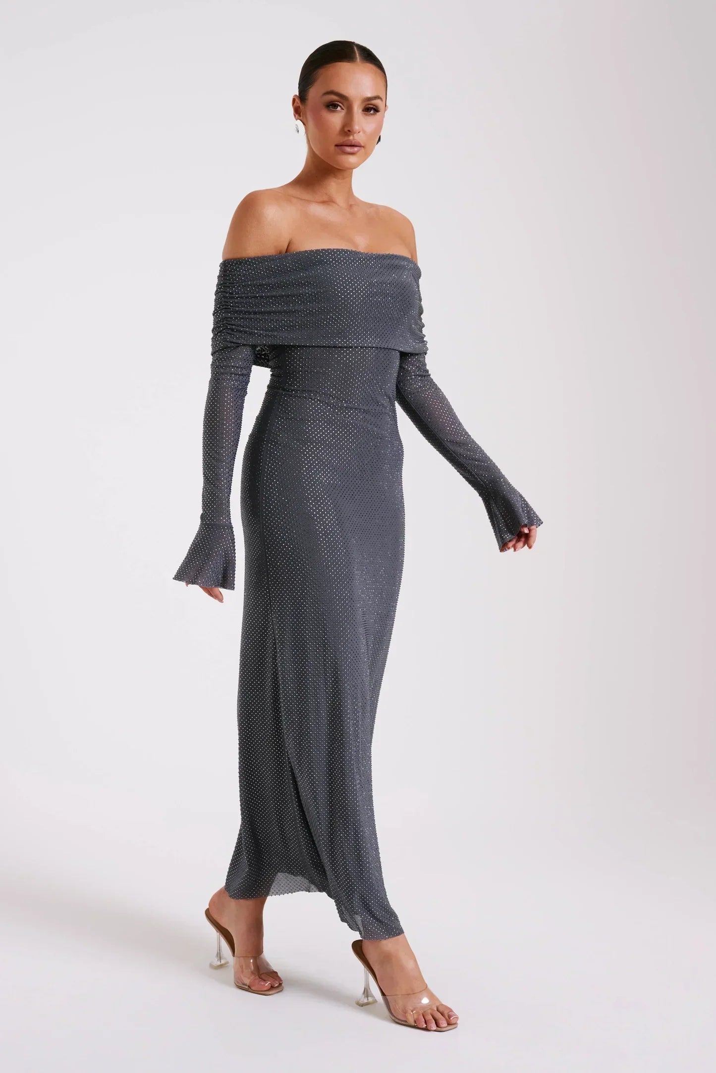 ASTELLA - SPRAY EFFECT DRESS