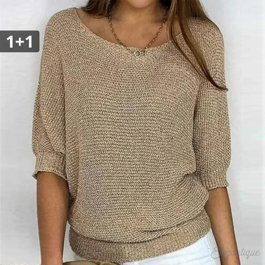 LUIGIA - ELEGANT KNITTED SWEATER (1+1 FREE)