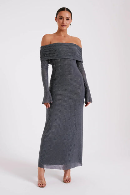 ASTELLA - SPRAY EFFECT DRESS