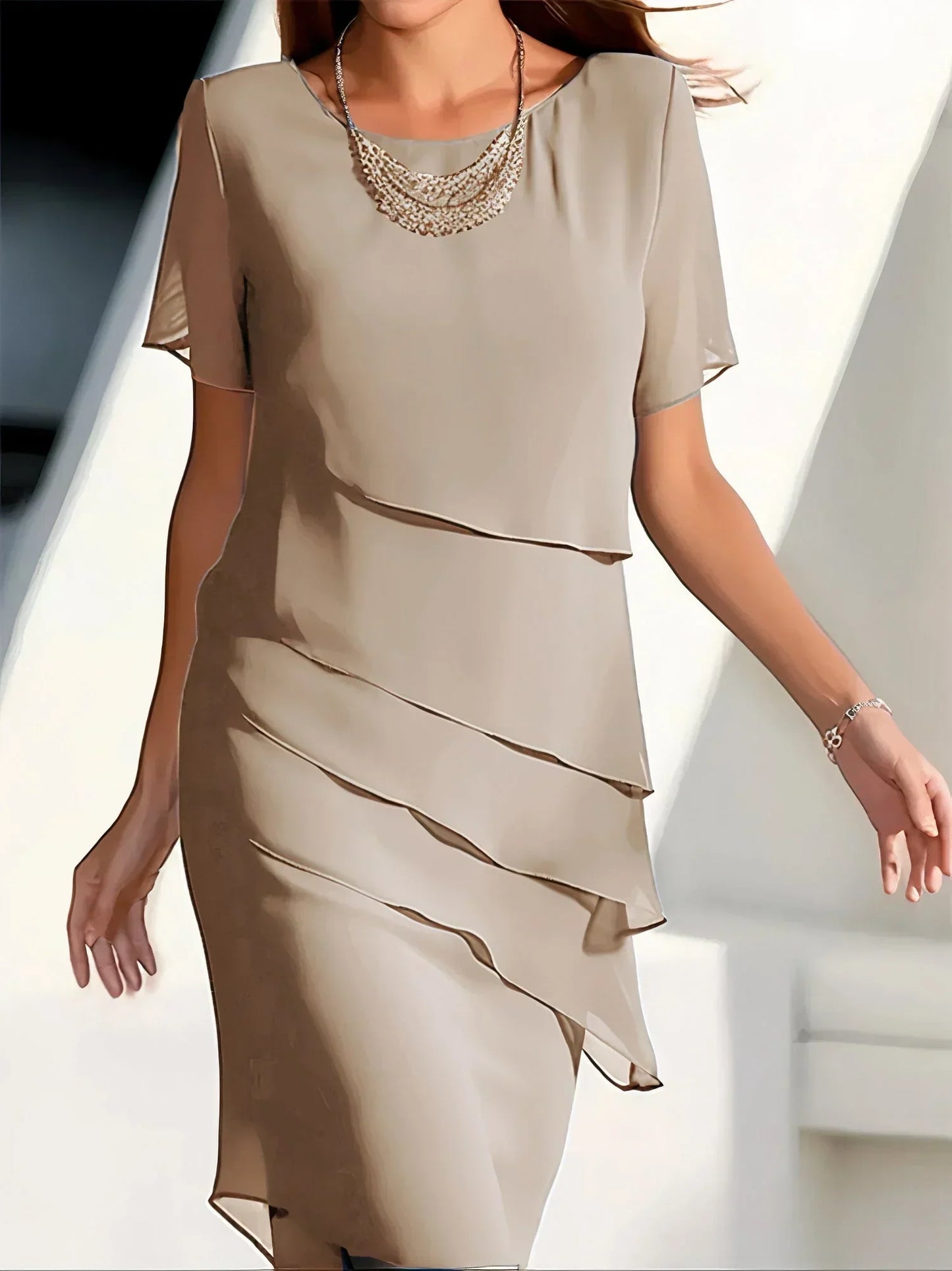 LAURA - ELEGANT LAYERED DRESS