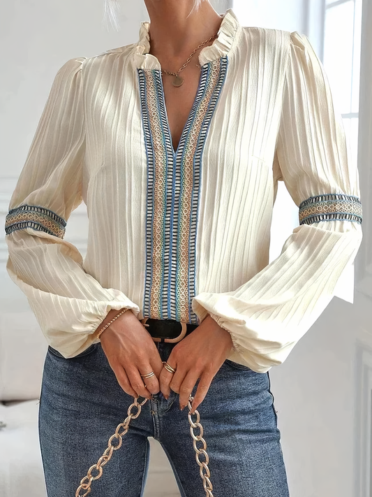 Valerie – soft allure v-neck blouse