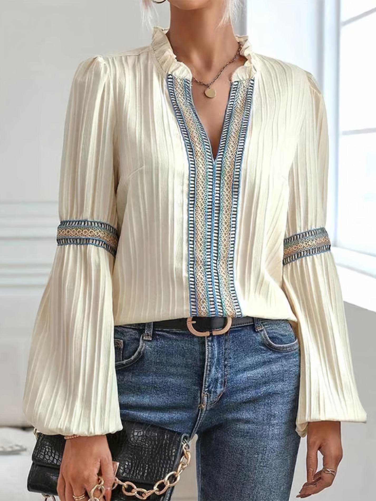 Valerie – soft allure v-neck blouse