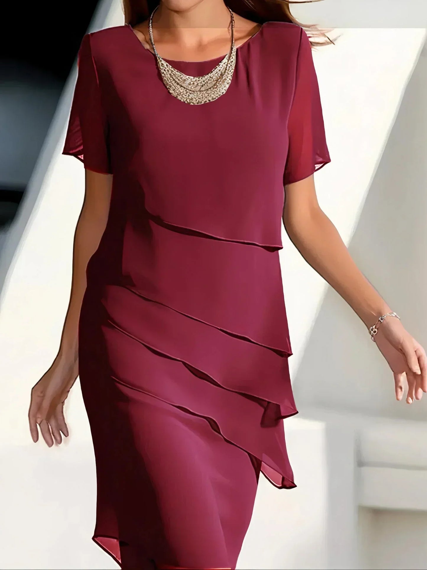 LAURA - ELEGANT LAYERED DRESS