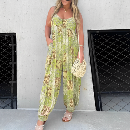 Mono Spring– light and charming jumpsuit with wide legs