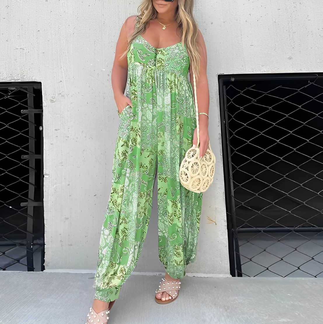 Mono Spring– light and charming jumpsuit with wide legs