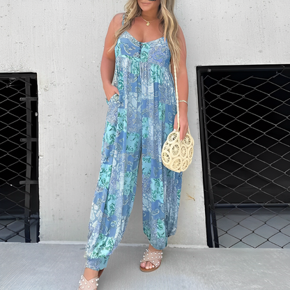 Mono Spring– light and charming jumpsuit with wide legs