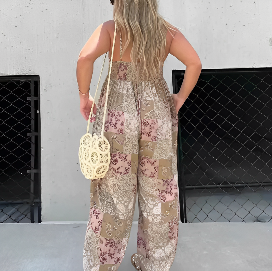 Mono Spring– light and charming jumpsuit with wide legs