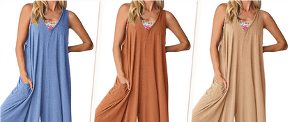 Brisa Urbana – soft flair with a V-neck and wide legs