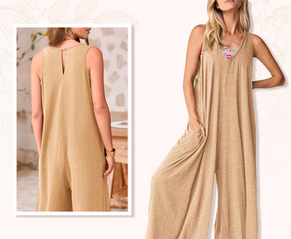 Brisa Urbana – soft flair with a V-neck and wide legs