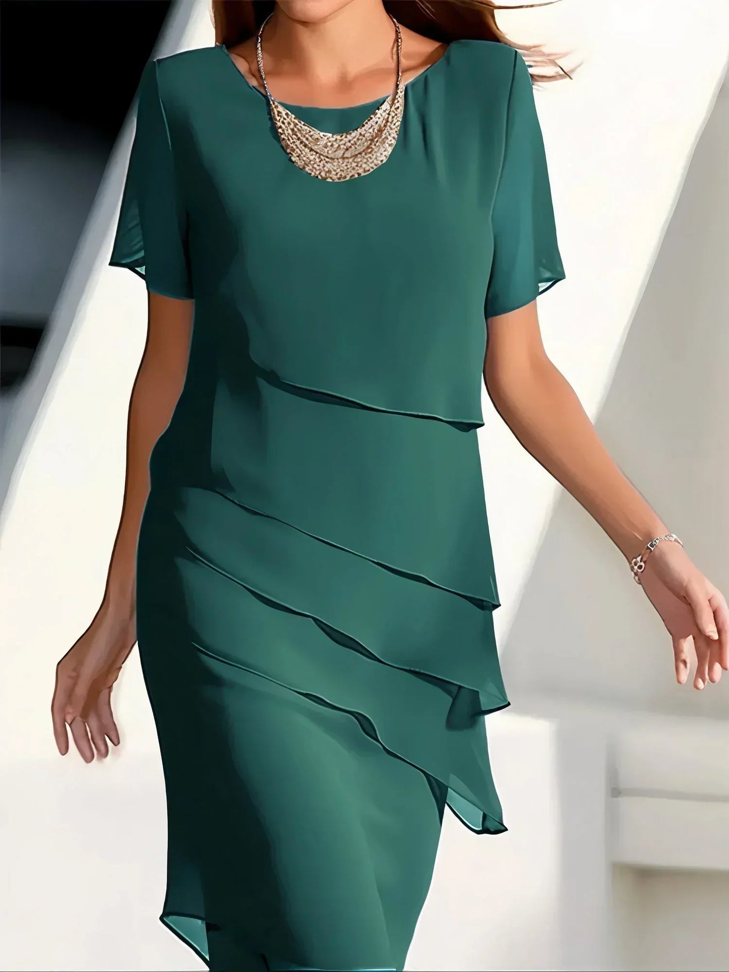 LAURA - ELEGANT LAYERED DRESS