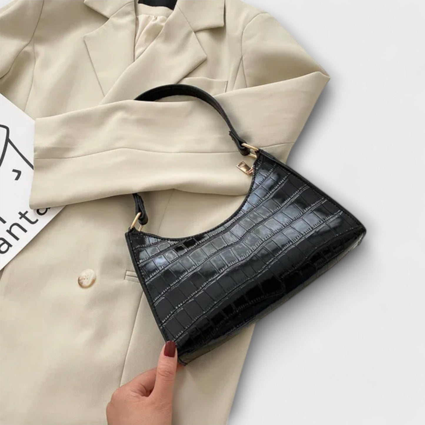 SHINY- LEATHER BAG