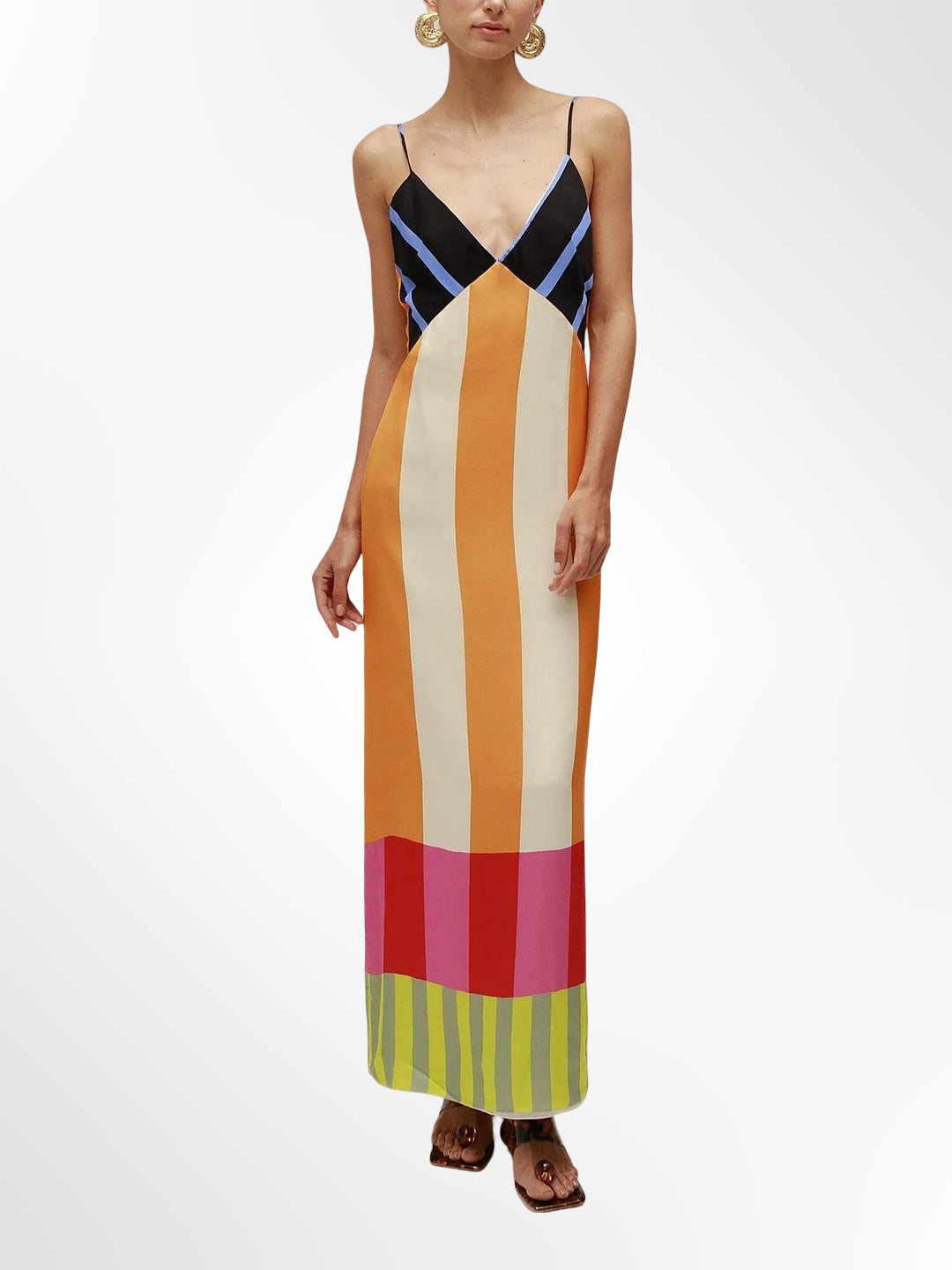 Elsa – radiant layers maxi dress