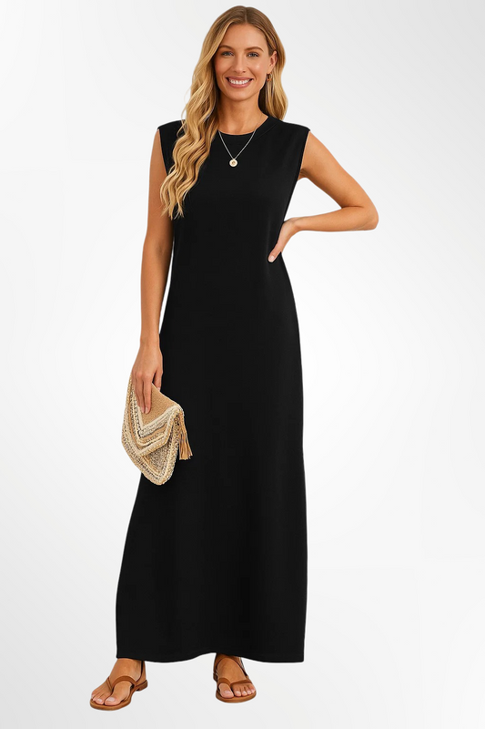 Emma – soft cascade maxi dress