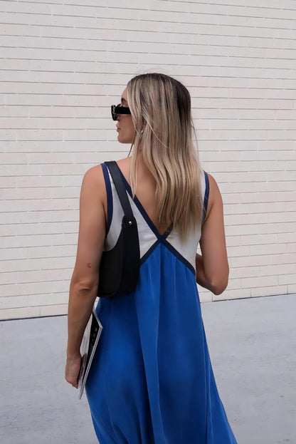 Elena – timeless ease sleeveless midi dress