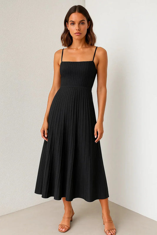 Marina – sunset hues flowing maxi dress
