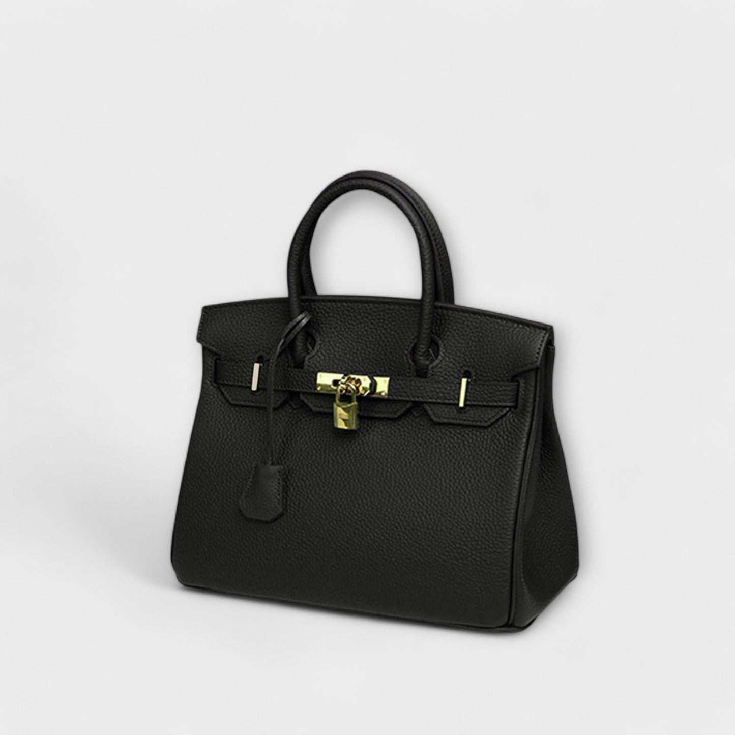 LUXURIOUS-LEATHER HANDBAG