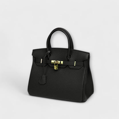 LUXURIOUS-LEATHER HANDBAG