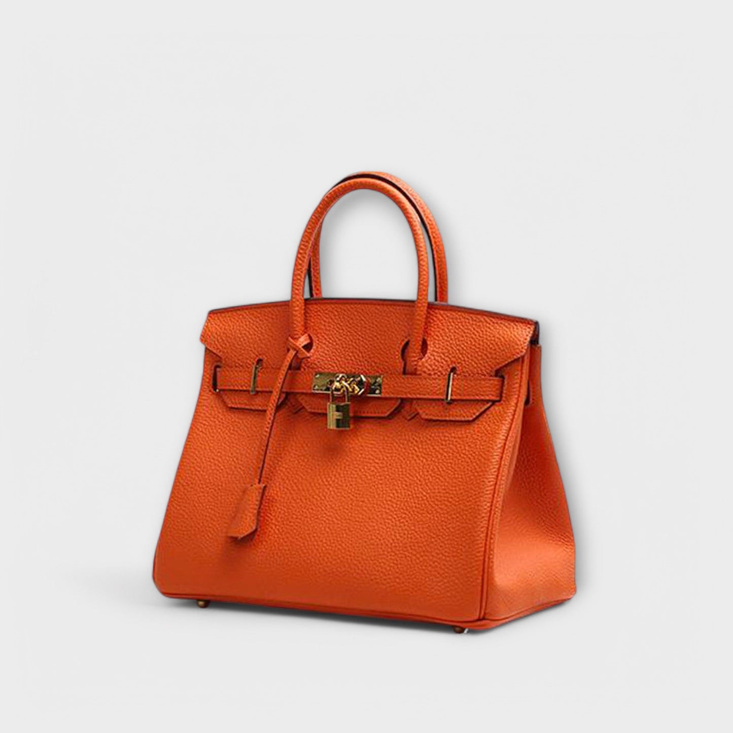 LUXURIOUS-LEATHER HANDBAG
