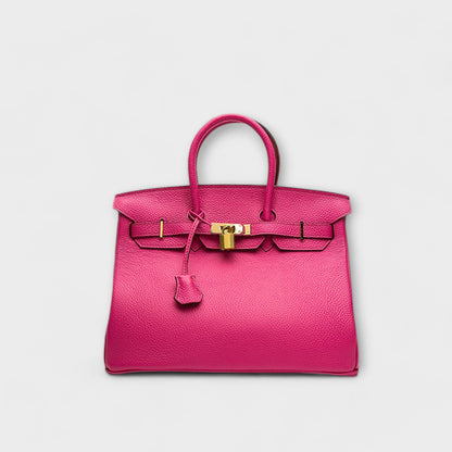 LUXURIOUS-LEATHER HANDBAG