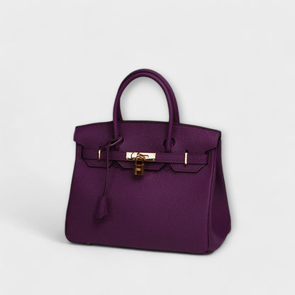 LUXURIOUS-LEATHER HANDBAG