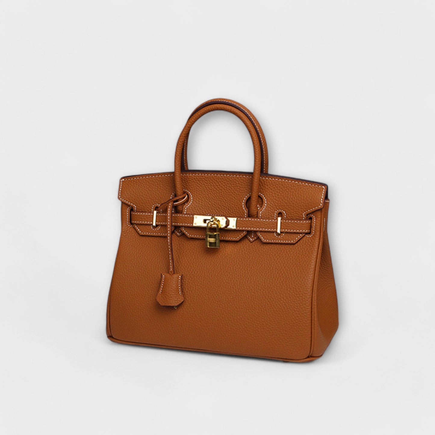 LUXURIOUS-LEATHER HANDBAG