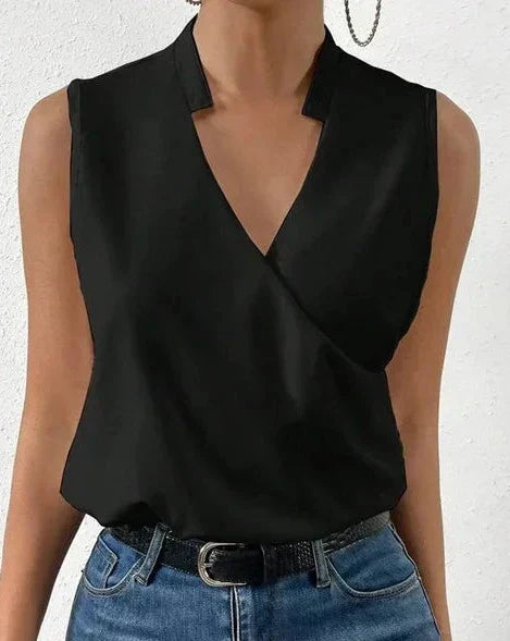 Jenna – satin dusk blouse