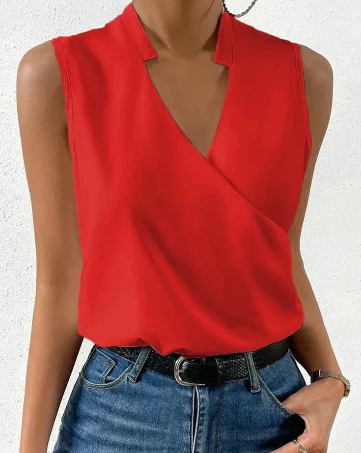 Jenna – satin dusk blouse